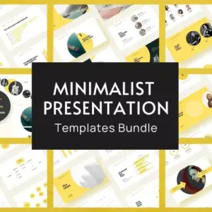 200 Minimalist Presentation Templates Bundle | Extended Commercial License