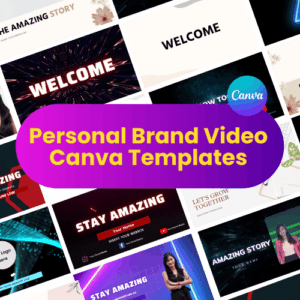 6-In-1 Personal Branding Canva Templates I Commercial License