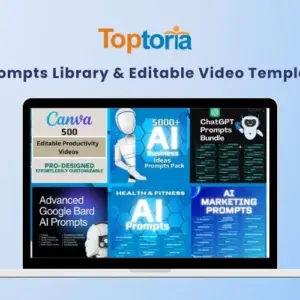 AI Prompts Library & Editable Video Templates | Lifetime Access