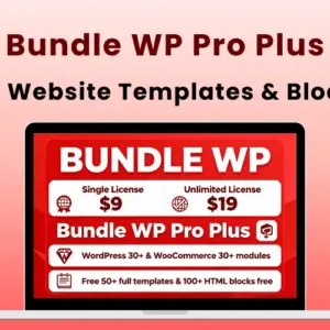 Bundle WP Pro Plus - 150+ WP Website Templates & Building Blocks | Lifetime Access