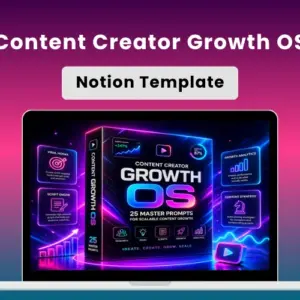 Content Creator Notion Template | Lifetime Access