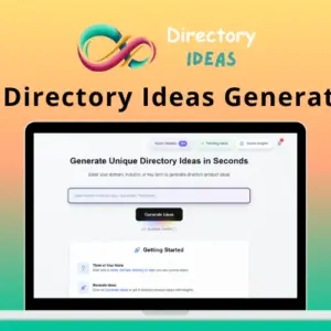 DirectoryIdeasAI - AI Directory Ideas Generator | Lifetime Access