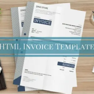 Free Printable HTML Invoice Template — Auto Calculations