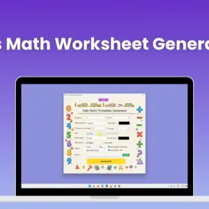 Kids Math Worksheet Generator — Lifetime Access