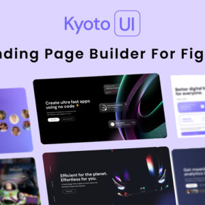 KyotoUI - Landing Page Builder For Figma | Lifetime Access