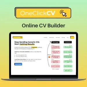 OneClickCV - Online CV Builder | Lifetime Access