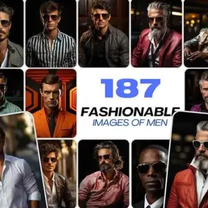 Stylish Men’s Fashion Images Collection | Extended Commercial License