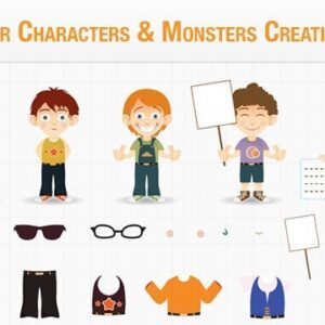Vector Cartoon Characters Kit | Extended Commercial License