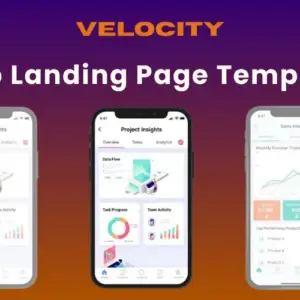 Velocity - App Landing Page HTML Template | Lifetime Access
