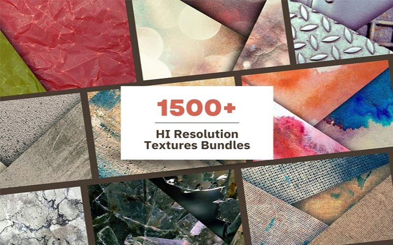 1,500+ High Resolution Textures Asset Pack