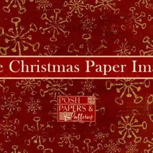 10 Free Christmas Paper Images — Extended License