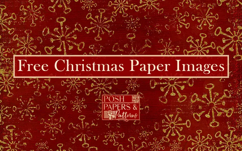 10 Free Christmas Paper Images — Extended License