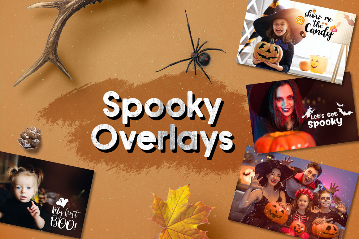 10 Spooky Overlays — Free Download