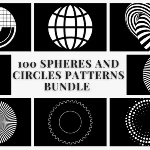 100 Sphere and Circle Patterns — Extended License