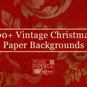 100+ Vintage Christmas Paper Backgrounds — Extended License