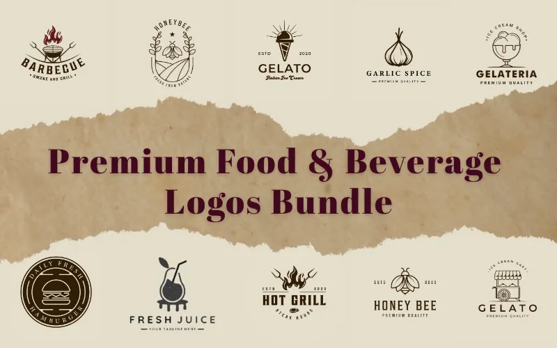 100+ Vintage Food and Beverage Logos