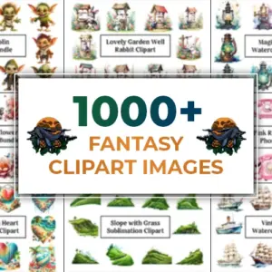 1000+ Fantasy Clipart Bundle — Extended License