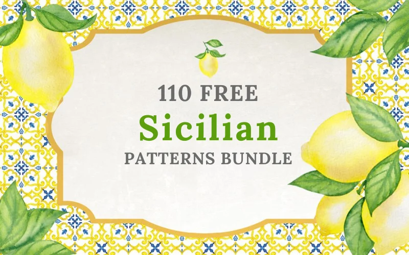 110 Sicilian Patterns Bundle - Extended License