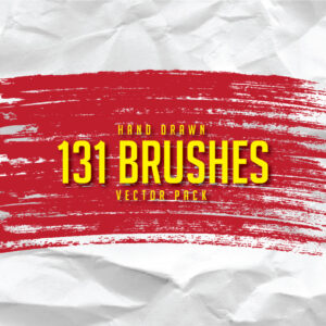 131 Free Hand-Drawn Brushes for Illustrator