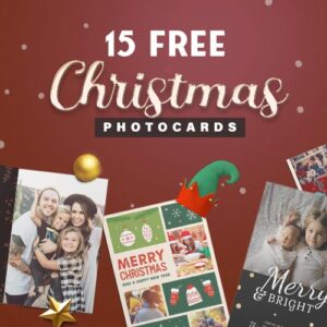 15 Free Christmas Photo Cards — Extended License