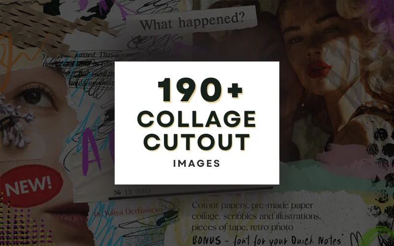 190+ Collage Cutouts — Commercial License