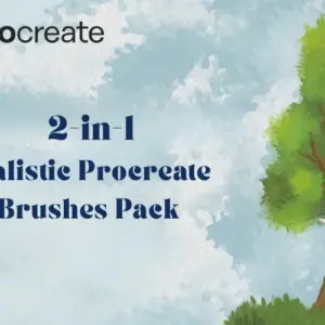 2-in-1 Realistic Procreate Brush Pack (Commercial License)