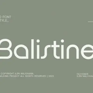 20 Balistine Free Fonts Bundle