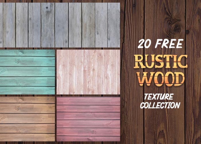 20 Free Rustic Wood Textures (Extended License)