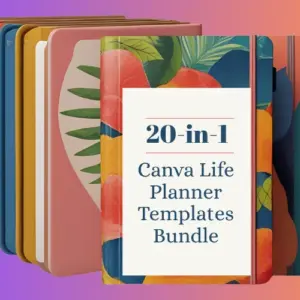 20-in-1 Canva Life Planner Bundle (Extended License)