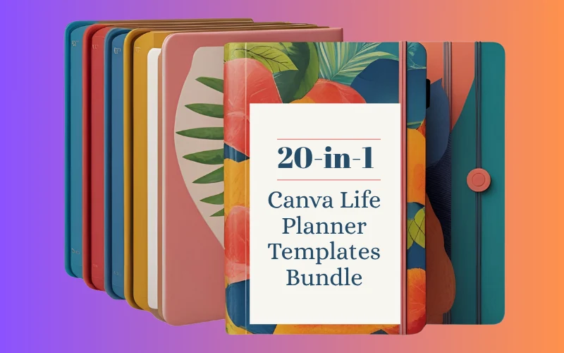 20-in-1 Canva Life Planner Bundle (Extended License)
