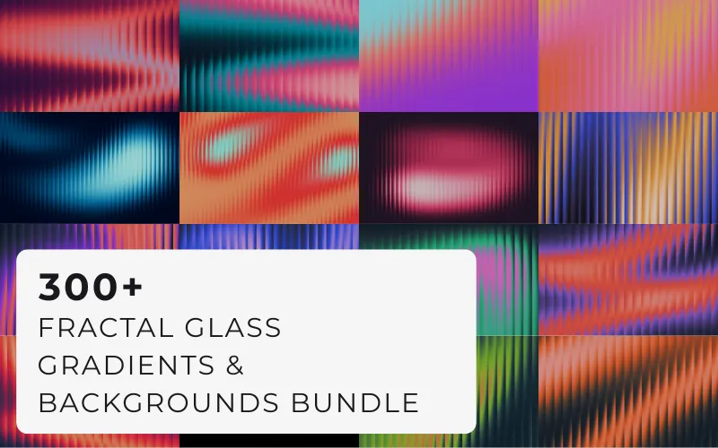 300+ Fractal Glass Assets — Extended License