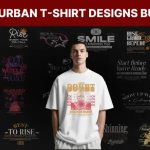 300+ Urban T-Shirt Design Bundle Extended License