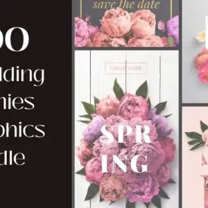 300 Wedding Peony Graphics Commercial License