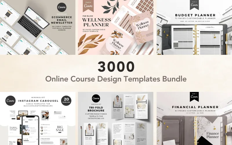 3000 Course Templates Bundle — Extended License