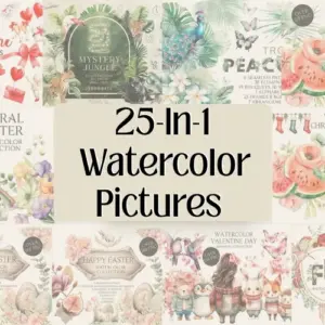 3800+ Watercolor Images Bundle Extended License
