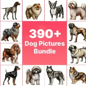 390+ Dog Photo Bundle — Extended License