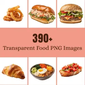 390+ Transparent Food PNGs Commercial License