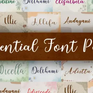 40+ Essential Fonts Pack — Extended License