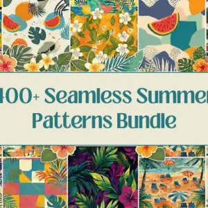 400+ Seamless Summer Patterns Bundle