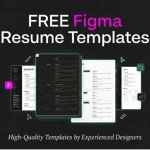 5 Free Figma Resume Templates — Extended License