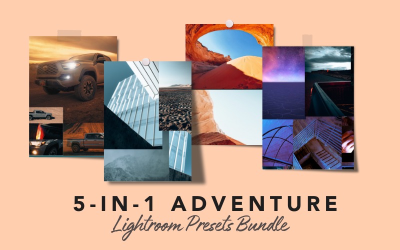 5in1 Adventure Presets for Lightroom DealsDrean 5 in 1 Adventure Presets for Lightroom