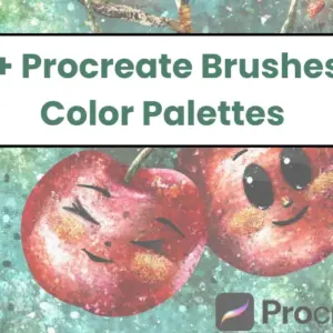 50+ Procreate Brushes & Palettes — Extended License