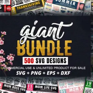 500 SVGs Bundle — Extended License