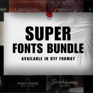 70+ Fonts Bundle — Extended Commercial License