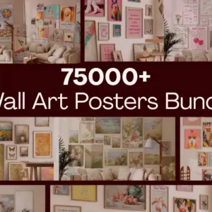 75,000+ Wall Art Posters — Extended License