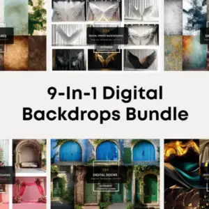 9-in-1 Hi-Res Digital Backgrounds Extended License