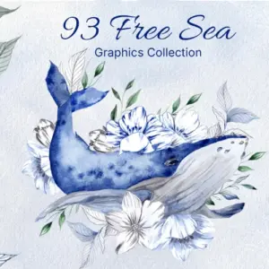 93 Free Sea Graphics Bundle
