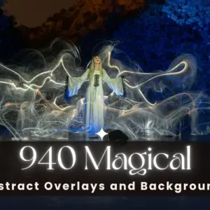 940 Magical Abstract Overlays Bundle — Extended License
