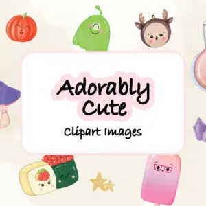 Adorable Cute Clipart Images Pack