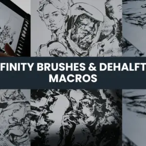 Affinity Brushes and Dehalftonizer Macros — Extended License